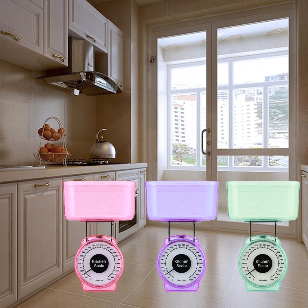 Kitchen Scale Small Mechanical Scale Kitchen for Weighing Food Simple to Use, for Accurate Kitchen, Food and Portion Weighing