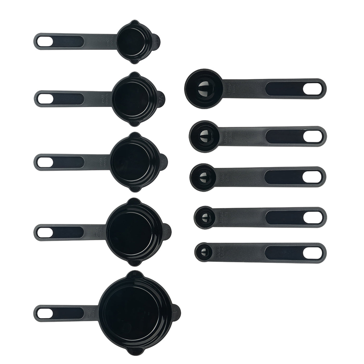 36-Piece Kitchen Gadget Set with Kitchen Cooking Utensils, and Drawer Organizer, Black, for Cooking, Mixing, Serving and Nonstick Cookware