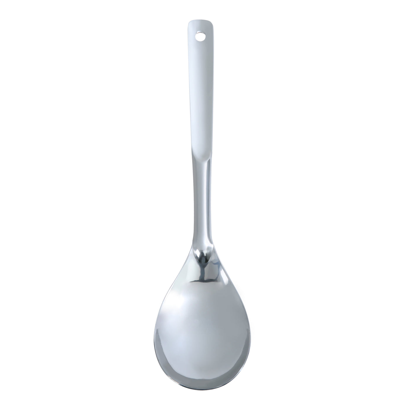 Stainless Steel 4-Piece Utensil Set: Includes Slotted Turner, Solid Turner, Spoon, and Slotted Spoon
