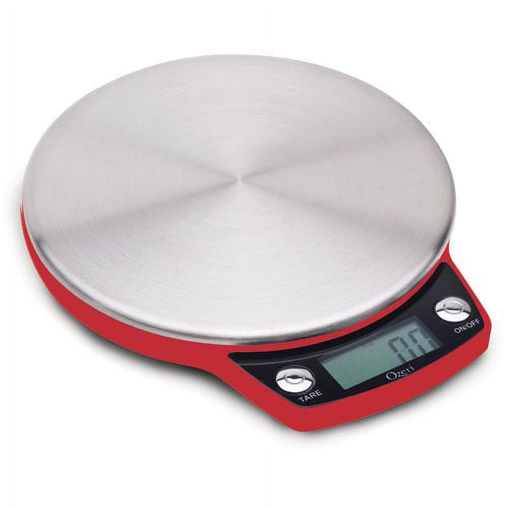 Precision Pro Stainless-steel Kitchen Scale with Oversized Weighing Platform, for Accurate Kitchen, Food and Portion Weighing