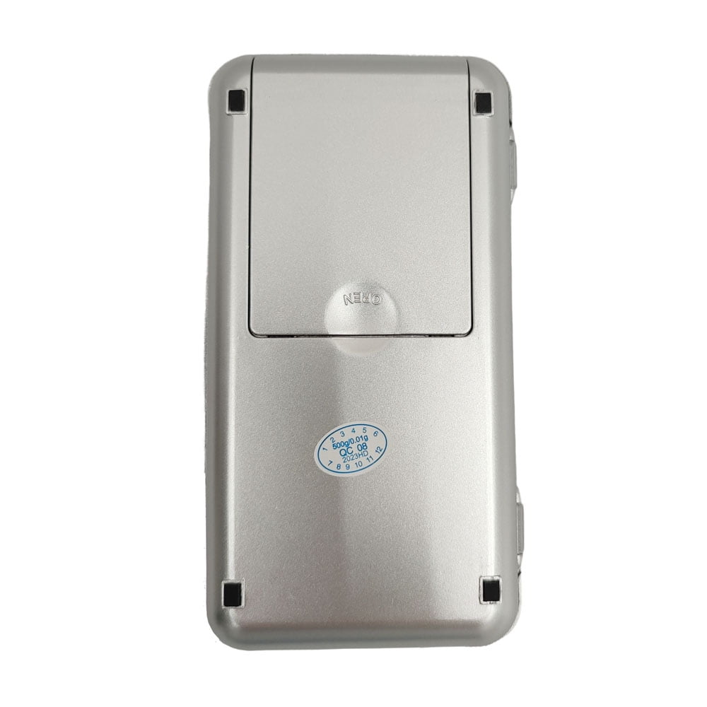 Techtongda Pocket Jewelry Scale Digital Kitchen Food Small Mini Scale Weight Scale 0.01g/500g, for Accurate Kitchen, Food and Portion Weighing