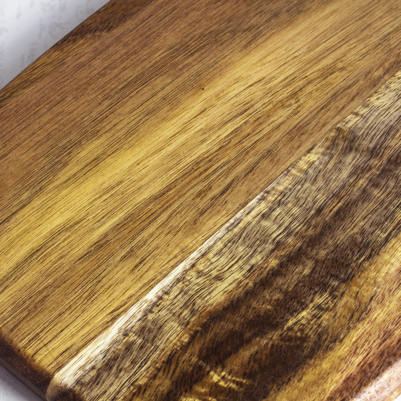Rock and Branch Acacia Wood Serving Paddle, Wood Cutting Board with Handle for Kitchen and Charcuterie Boards