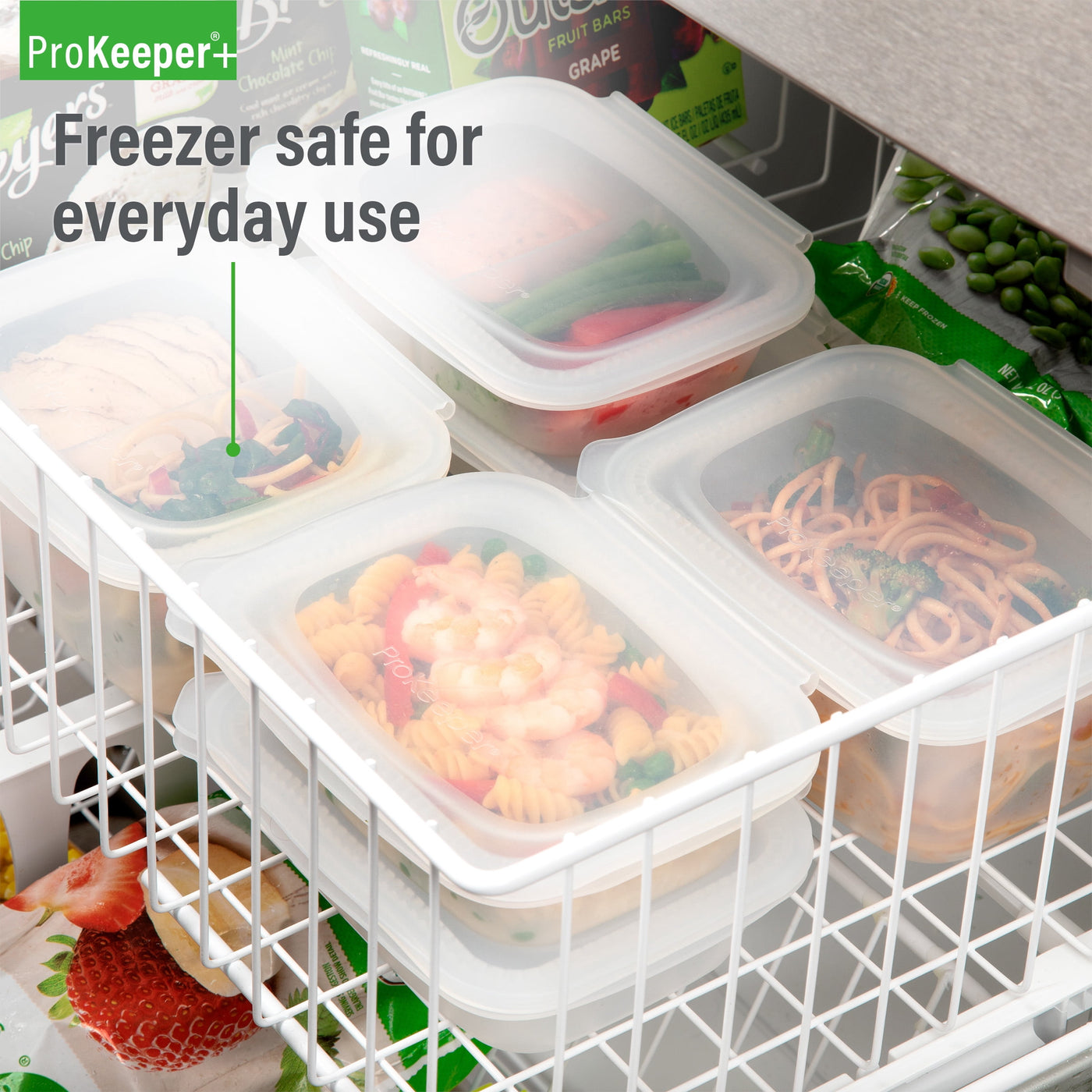 + 2 Cup Silicone Softbox, Ideal Use for Workday Meals and Travel, for Everyday Home Kitchen Cooking, Storage and Organization
