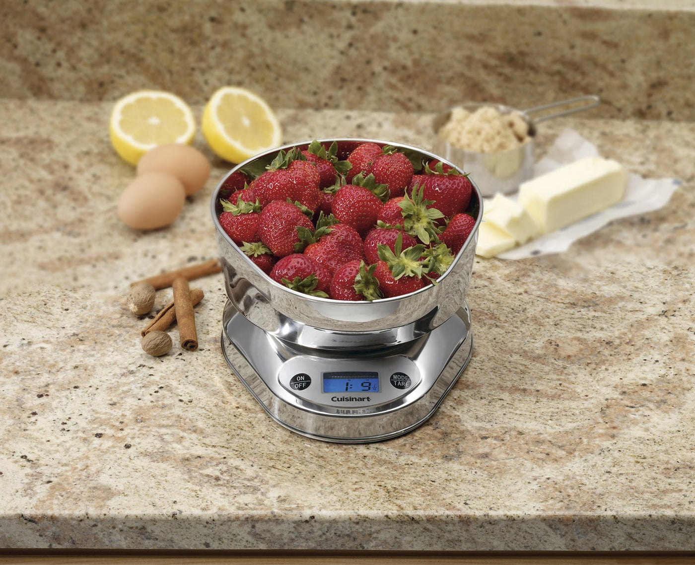 Precisionchef Bowl Digital Kitchen Scale, for Accurate Kitchen, Food and Portion Weighing, Durable Design for Daily Home Use
