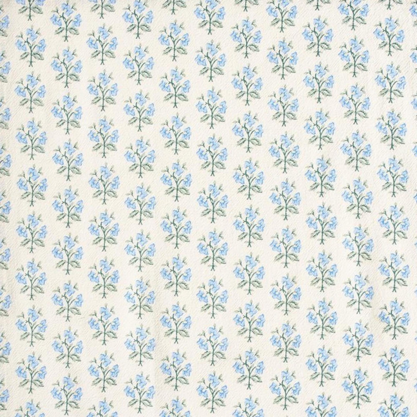 Beautiful Home By Hydrangea Trellis Ditsy Flour Sack Towel, 1-Piece, Blue, 18" X 28", for Drying Dishes, Wiping Counters and Everyday Kitchen Cleaning