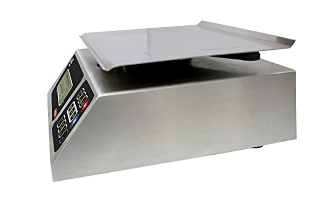 5/10 High Precision Digital Portion Control Scale, Stainless Steel Construction, 5 kg/10 Lb. Capacity