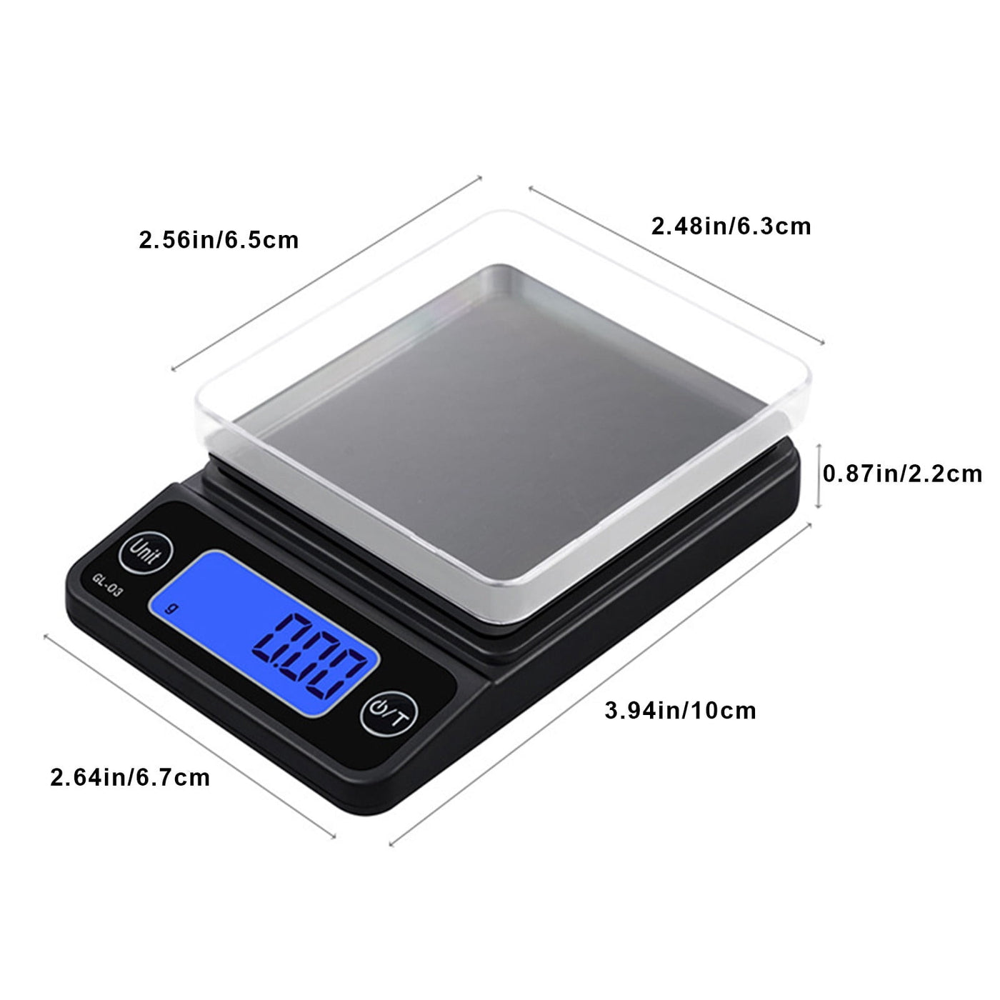 Lomaiwei Multifunctional Mini Digital Food Scale for Cooking Baking and Meal Prep Weight Measuring Tool with Tare Function Kitchen Baking Weight Scale