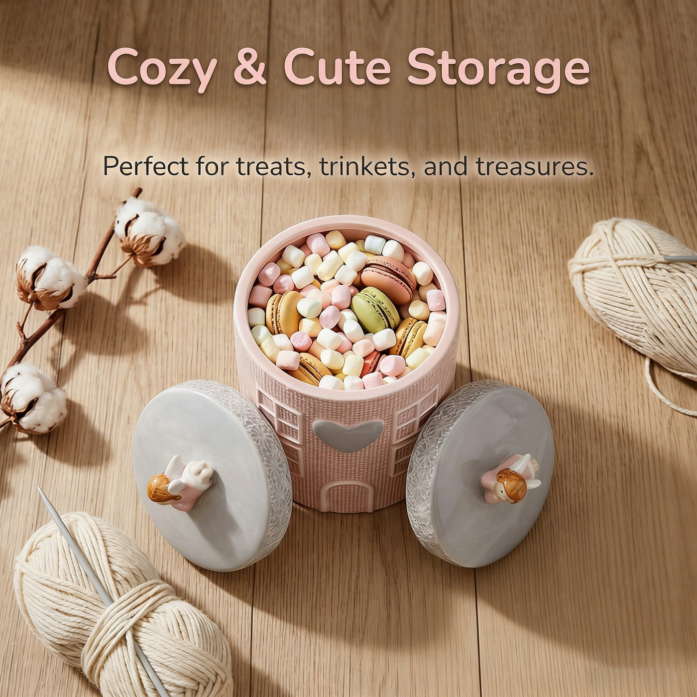 Embossed Canister Set Ceramic Jar with Airtight Lid for Kitchen Pink, for Pantry Organization, Meal Prep and Dry Food Storage