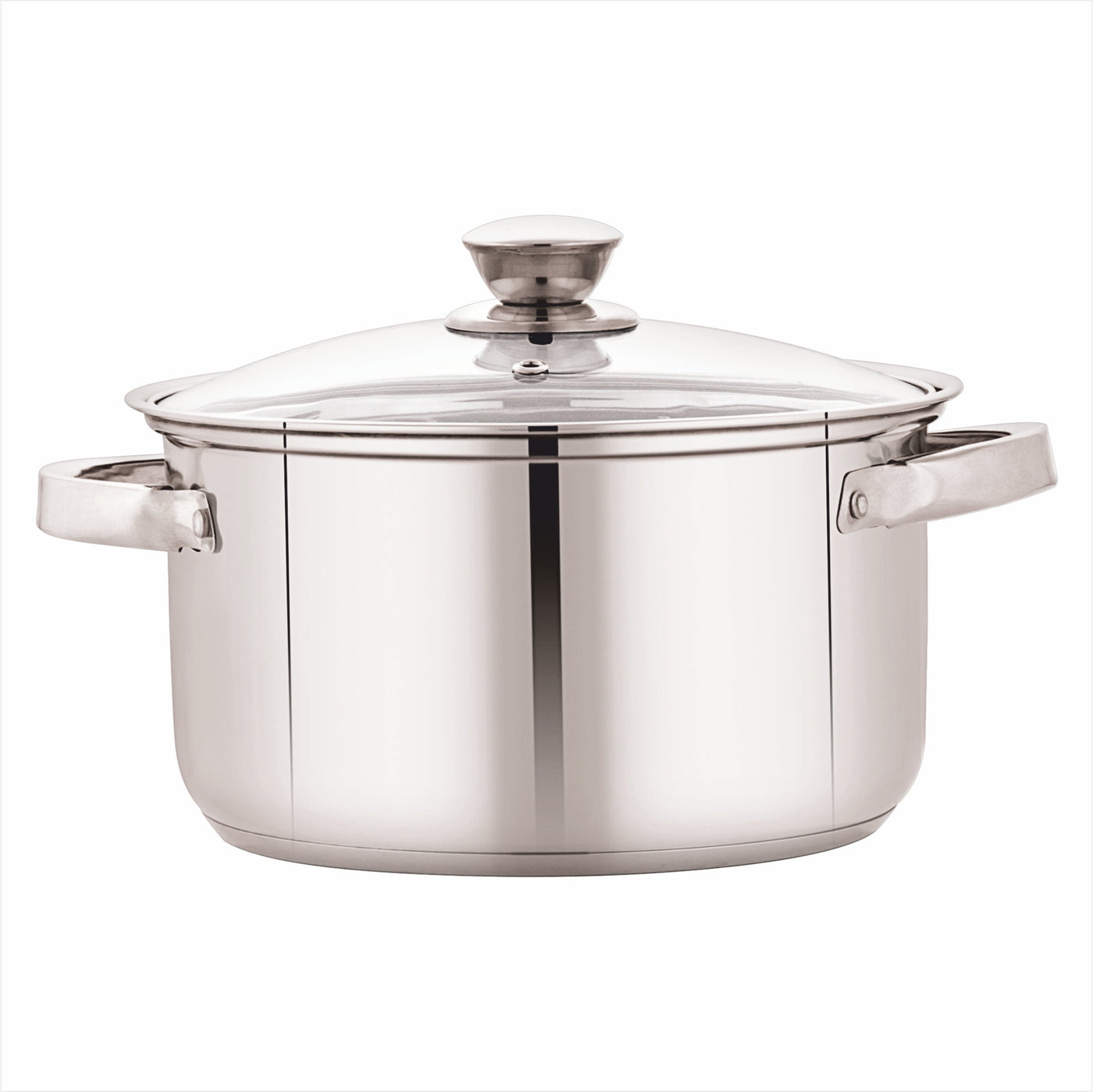 Stainless Steel 10-Piece Cookware Set with Lids and Kitchen Utensils, for Cooking, Mixing, Serving and Nonstick Cookware