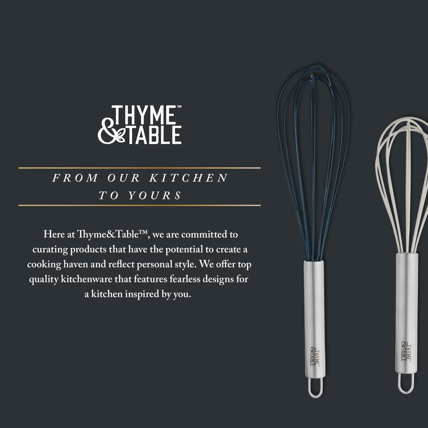 3-Piece Silicone Whisk Set, Multi Size, for Cooking, Mixing, Serving and Nonstick Cookware, Durable Design for Daily Home Use