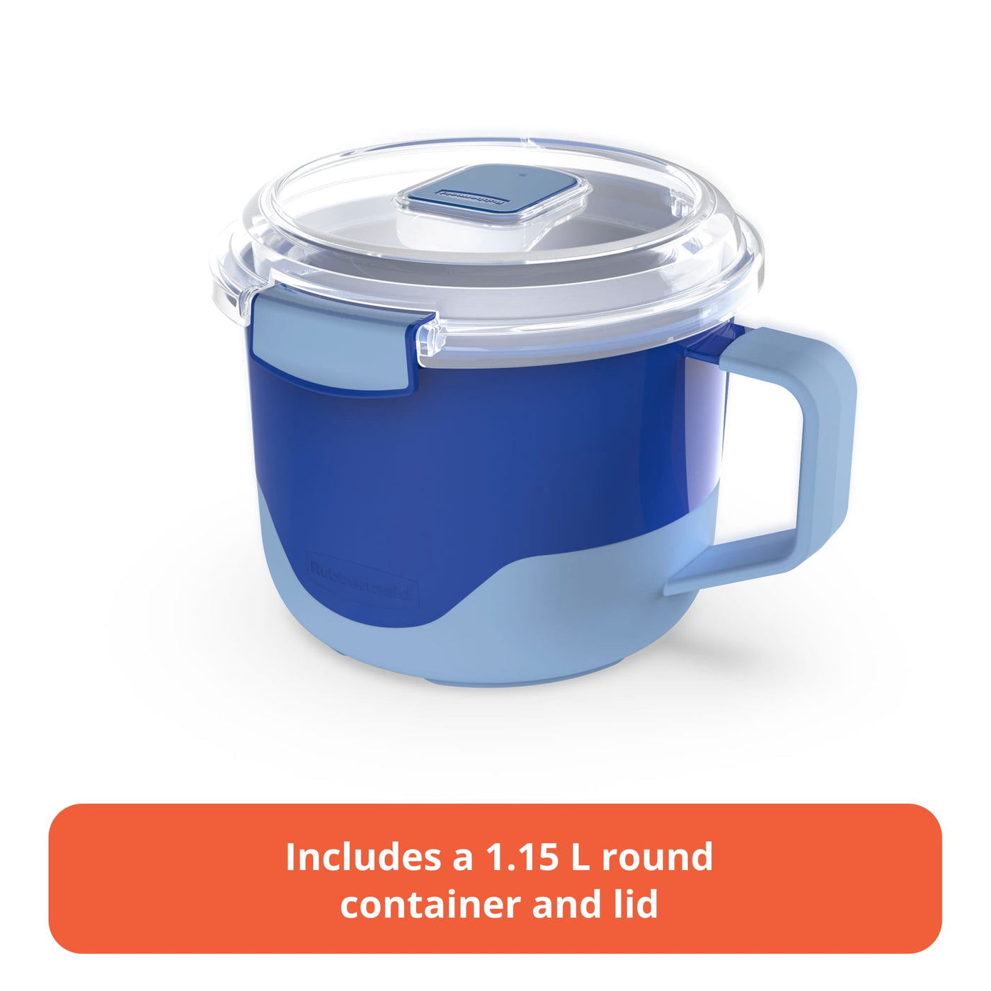 Rubbermaid Pack and Go 1.15 L Microwavable Noodle Bowl, 100% Leakproof Meal Prep Container, Dishwasher-safe and Microwave-safe